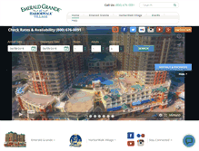 Tablet Screenshot of emeraldgrande.com